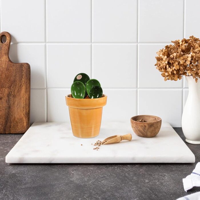 1 Cactus Spoon Measuring Spoons Flour Milk Coffee Salt Kitchen Measuring Cactus Figure Measuring Food-Grade Measuring Spoons Measuring Cup And Tl Ceramic Kitchen Utensils Coffee Beans