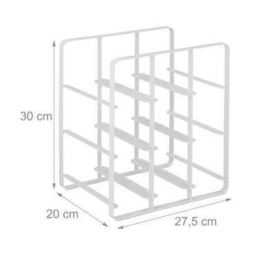 Metal Wine Rack for 9 Bottles