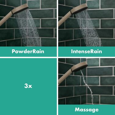Душова лійка Hansgrohe Pulsify Select S (Relaxation), кругла, 105 мм, з антинакипним покриттям, 3 режими економії води, 6 л/хв