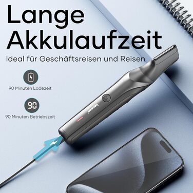 Триммер для тіла Kensen V-подібний чоловічий для гоління інтимної зони. Вологостійкий тілотриммер з насадками для ніг, грудей, пахв та зони бікіні.