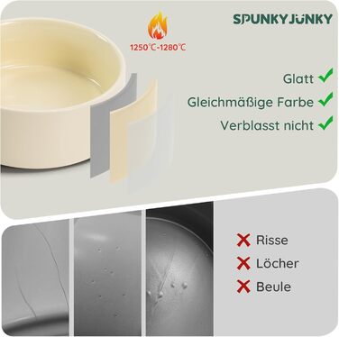 Керамічна миска для собак та котів SpunkyJunky, 400 мл, бежева