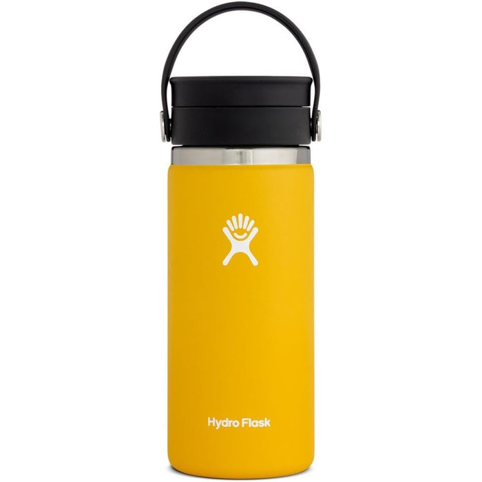 Hydro Flask 473ml Stainless Steel Travel Mug - Insulated Coffee Tumbler with Flex Sip Lid - Leakproof & Wide Mouth