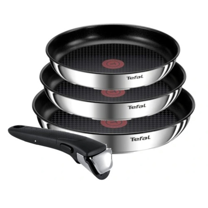 Сковорода Tefal з титановим покриттям, 22/24/28 см, підходить для мийки в посудомийній машині