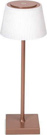 Світлодіодна настільна лампа Aigostar акумуляторна бездротова, з димером та 3 режимами кольору, водонепроникна IP54 для дому та саду (темно-коричнева)