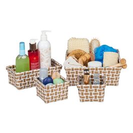Set of 4 Woven Storage Baskets