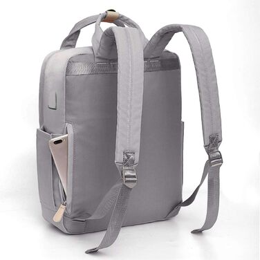 Шкільний рюкзак YAMTION для дівчат-підлітків, 15.6 дюймів, з відділенням для ноутбука та USB-портом, для школи, університету, подорожей, роботи, офісу, бежевий