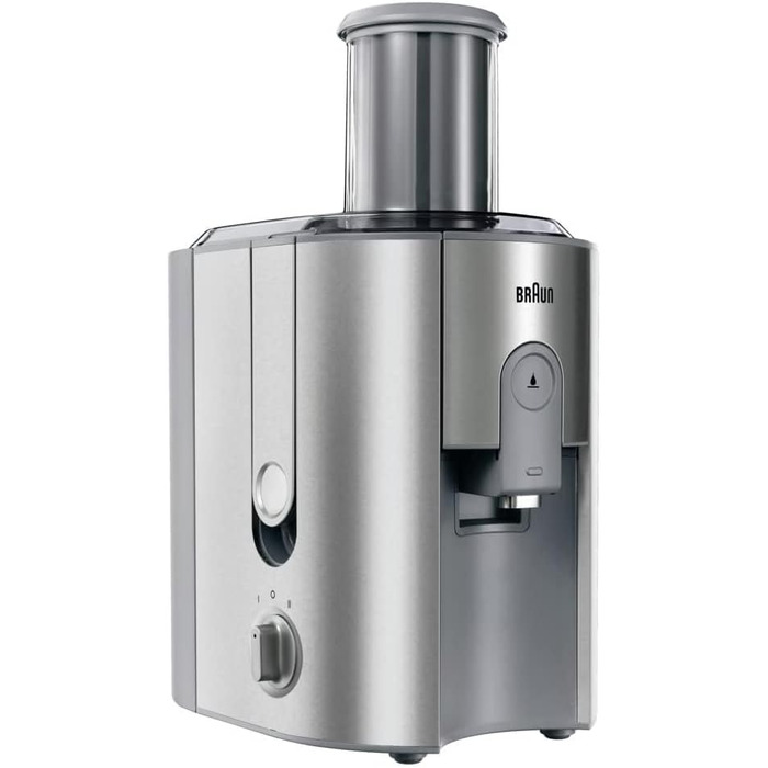 Центрифужна соковижималка Braun MultiQuick 7, 1000 Вт, завантажувальний отвір 75 мм, срібляста