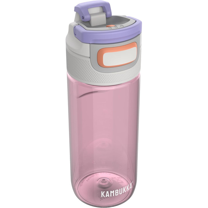 Kambukka Water Bottle - ELTON Model - 500/750/ - Water Bottle - dirt and odor resistant - impact resistant - dishwasher safe - easy to clean - Milliliter markings (Barely Blush, 500 ml)
