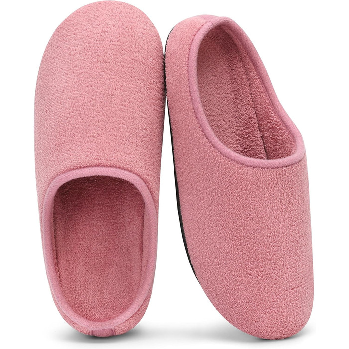 Тапочки жіночі Mishansha, теплі, зимові, кораллового кольору, з велюру, розмір 36 EU, рожеві