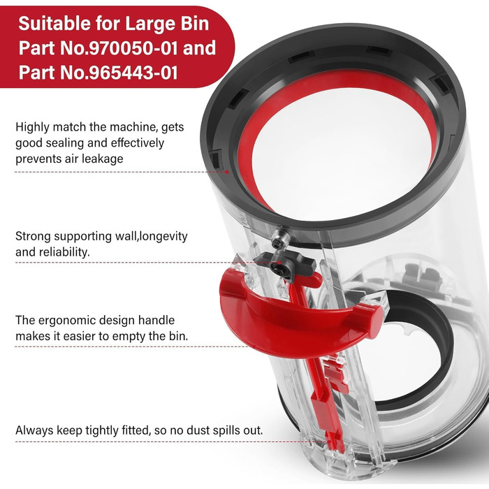 Контейнер для пилу Dyson V11 V15 SV14 SV15 SV17 SV22: фільтр, запчастини, аксесуари