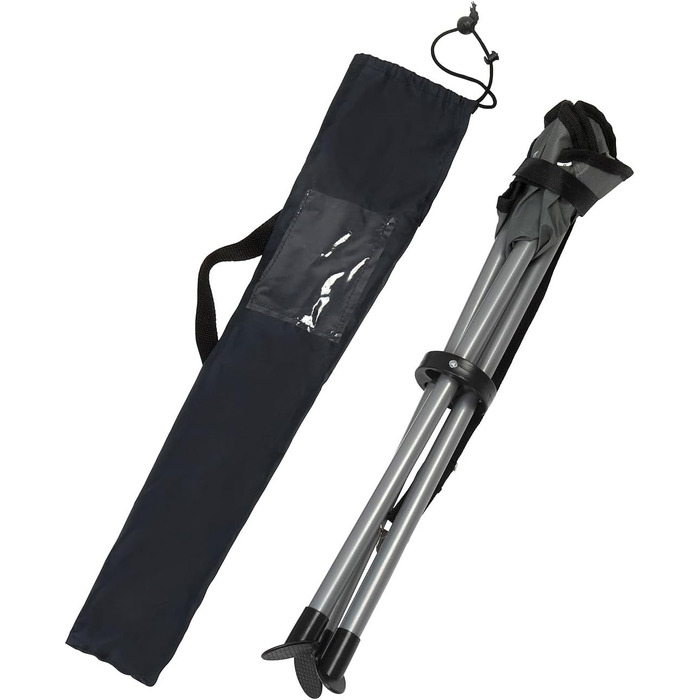 Стілець для кемпінгу Semptec Urban Survival Technology: триногий, висота сидіння 43 см, з сумкою та ременем для перенесення