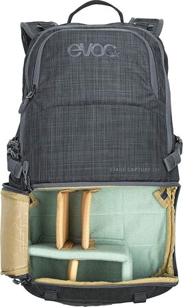 EVOC Hip Pack Capture: нагрудний рюкзак (1 шт.) для фототехніки, унісекс, світло-оливковий, з системою кріплення для штатива