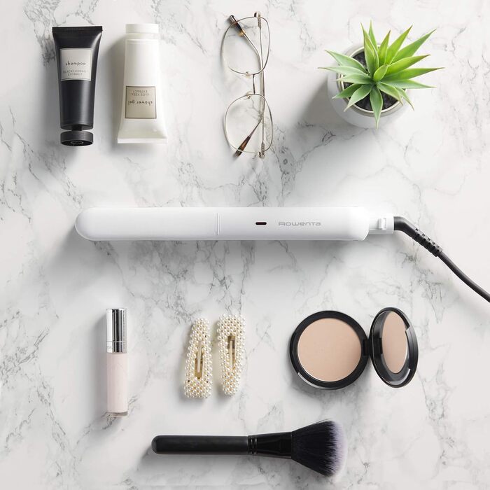 Випрямляч для волосся Rowenta Optiliss SF3210, керамічне покриття, 230°C, білий