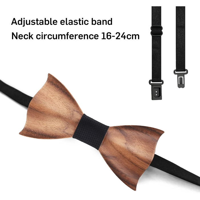 Набір краваток Mr.Van Holzfliege: краватка, запонки, брош, кишеньковий хустинка (чорний)