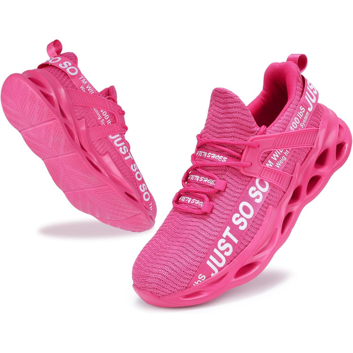 Зручні робочі черевики Furuian для чоловіків та жінок. Легкі, спортивні, дихаючі кросівки зі сталевим підноском, неслизька підошва. Розмір 45 EU, колір рожевий.