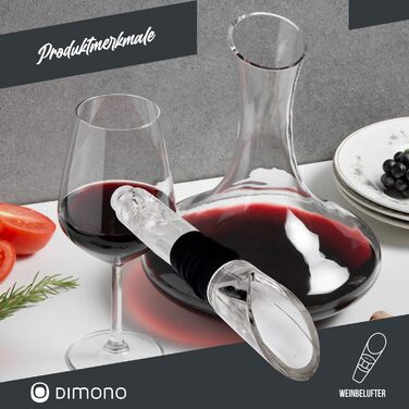 Охолоджувач для пляшок Dimono®: термо-охолоджувач для вина, шампанського та води (4-в-1)