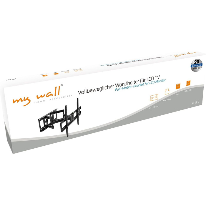 Настінне кріплення для телевізора myWall HF19L 32-70
