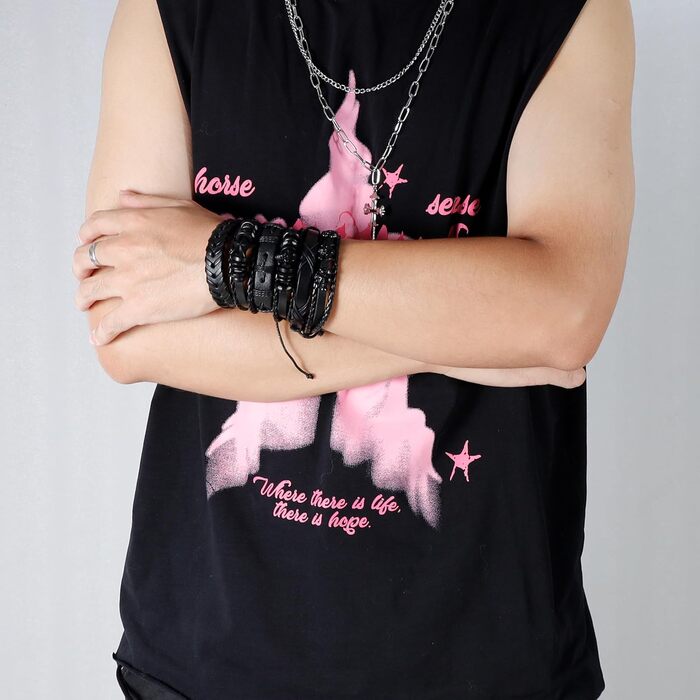 Чоловічий/Жіночий браслет з дерева, ручної роботи, 6 шт. (Manfn)