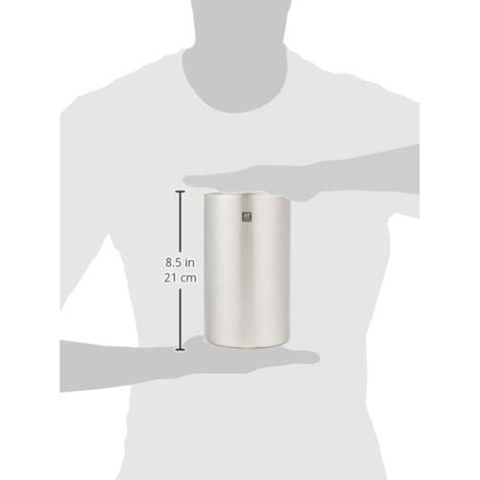 ZWILLING Sommelier, double-walled wine cooler, 21.6 x 11 x 19 cm, Silver