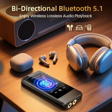 Hi-Res MP3 плеєр HIFI WALKER H20 Pro з Bluetooth, 64GB, Dual ESS DAC, 4.4мм збалансований вихід, 3.2