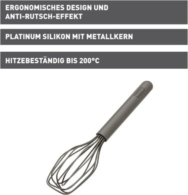 Міксер Kaiser Inspiration 29 см: силіконовий вінчик, ергономічний дизайн, стійкий до високих температур