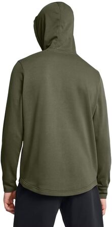 Чоловіча толстовка з капюшоном Under Armour Rival Terry Lc Hoody, темно-синя з зеленим (розмір L)