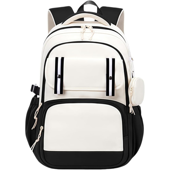 Чорний рюкзак для підлітків та жінок Aryan: легкий, для ноутбука, для школи та подорожей