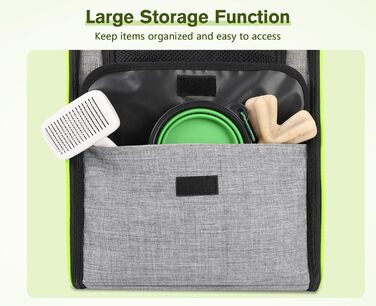 Рюкзак для кота Pecute з сітчастим вікном, переноска для тварин, дихаючий та легкий, сірий, до 6 кг