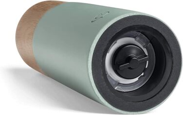 Набір з 2 мельниць для спецій SPRINGLANE: сіль та перець, з буку та бетону, регульований млин з кераміки, скандинавський дизайн (м'ятний)