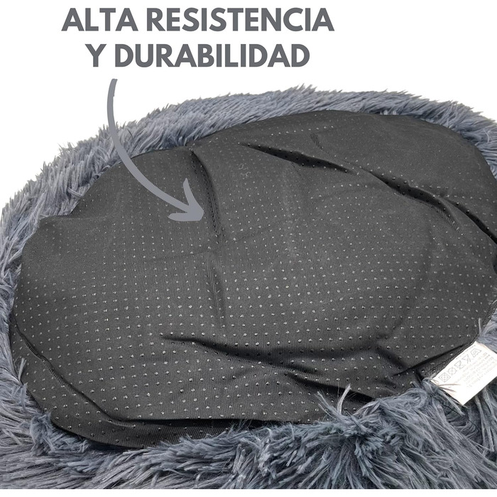 Ліжко для собак та котів Yuma Spazio, середнього та малого розміру, анти-гризельне, міцне, знімне, туркіс (35 x 50, Лондон сірий)