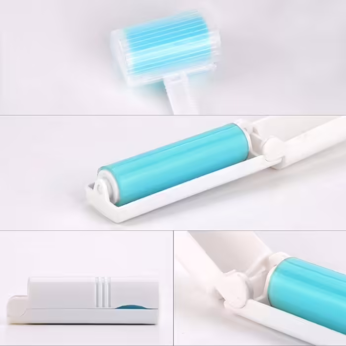 NUOBUT, Sticky Lint Roller, Reusable, Washable, Pet Hair Remover, Including Large and Small Cleaners for Clothes, Pet Hair, Car Seats