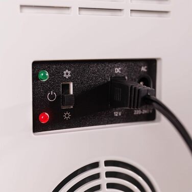 Міні-холодильник Cecotec Bolero MiniCooling Bahamas Black 12V/220V - 10 л, для авто та кемпінгу, з функцією охолодження та нагріву