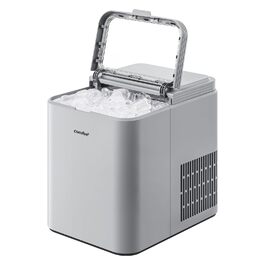 Машина для льоду COMFEE' RCI12BL1EU(E) – швидке приготування, 12 кг/добу, самоочищення, сірий колір
