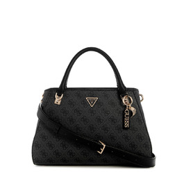 Сумка жіноча GUESS Noelle II Luxury Satchel з логотипом, чорна