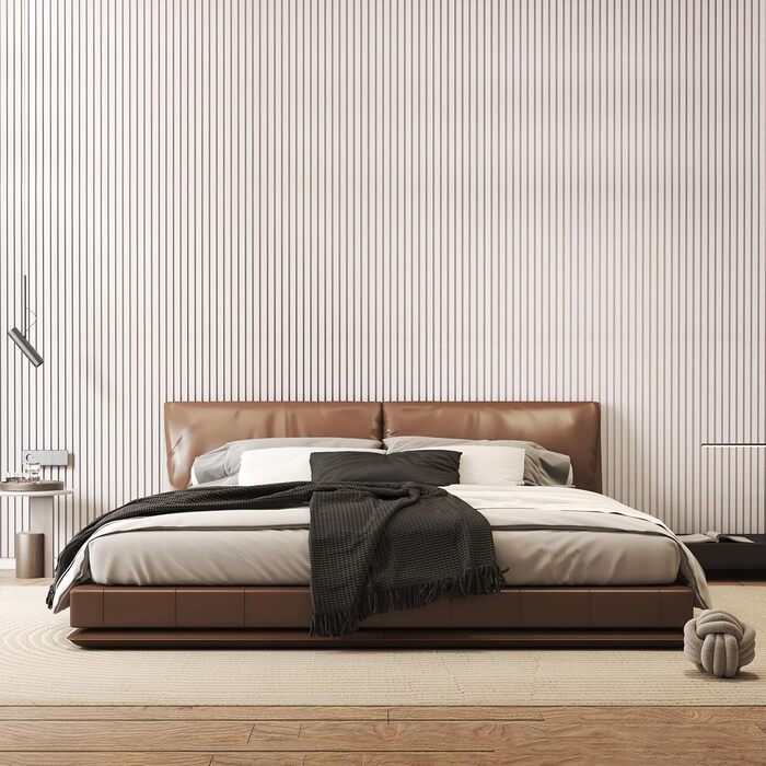 Акустичні панелі TONOR самоклеючі для шумоізоляції, звукопоглинаючі панелі для стін у студію, офіс та дім, 120x60x1.9 см, колір верблюжий (набір 8 шт)