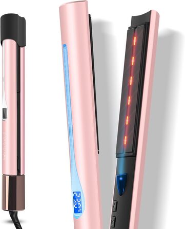 Випрямляч для волосся PARWIN PRO BEAUTY 2 в 1 з інфрачервоною та іонною технологією, 14 температурних режимів, рожевий