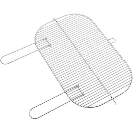 Барбекю-решітка Barbecook овальна з ручками 55x33,6 см для вугільних грилів Loewy та Arena, нержавіюча сталь, легке очищення