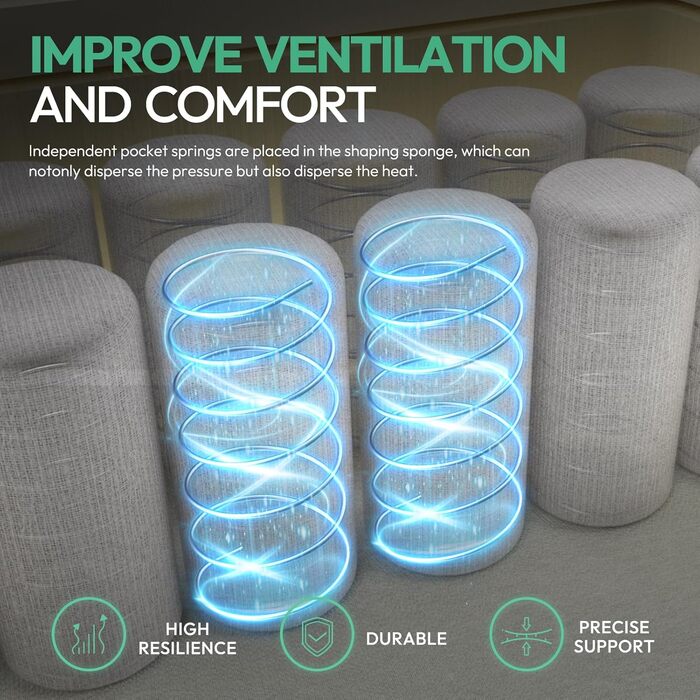 Ігровий крісло Dowinx з масажем та підігрівом, дихаюча спинка, регульоване, з підніжкою, підтримка спини та шиї (Чорно-зелений)