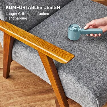 Rowenta Easy Care: бездротовий видалення ворсу, нержавіюча сталь, 60 хв роботи, JA8001E0 (Блакитний)