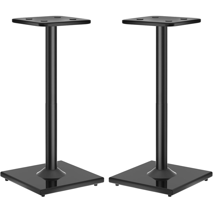 Підставка для акустики, регульована висота, 1 пара, для сателітної та поличкової акустики, до 5 кг, з кабелепроводом (SB-202-висота не регулюється)