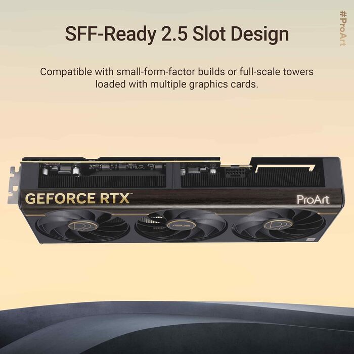 Відеокарта ASUS Prime GeForce RTX 5070 Ti ProArt OC Edition 12GB GDDR7, чорна