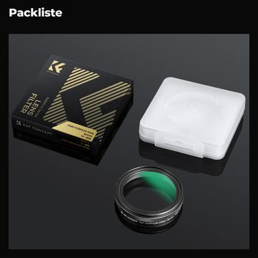 UV-фільтр K&F Concept для Fujifilm X100 (X100F/X100S/X100T/X100V/X100VI) - Чорний