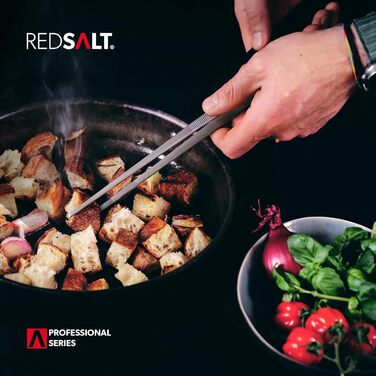 Преміум набір кулінарних пінцетів REDSALT 30 см, нержавіюча сталь 18/10, для кухні, гриля та гастрономії, можна мити в посудомийці