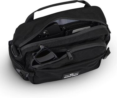 Гермопоясна сумка Johnny Urban Travis - велика, водонепроникна, для подорожей та активного відпочинку (бежева/чорна)