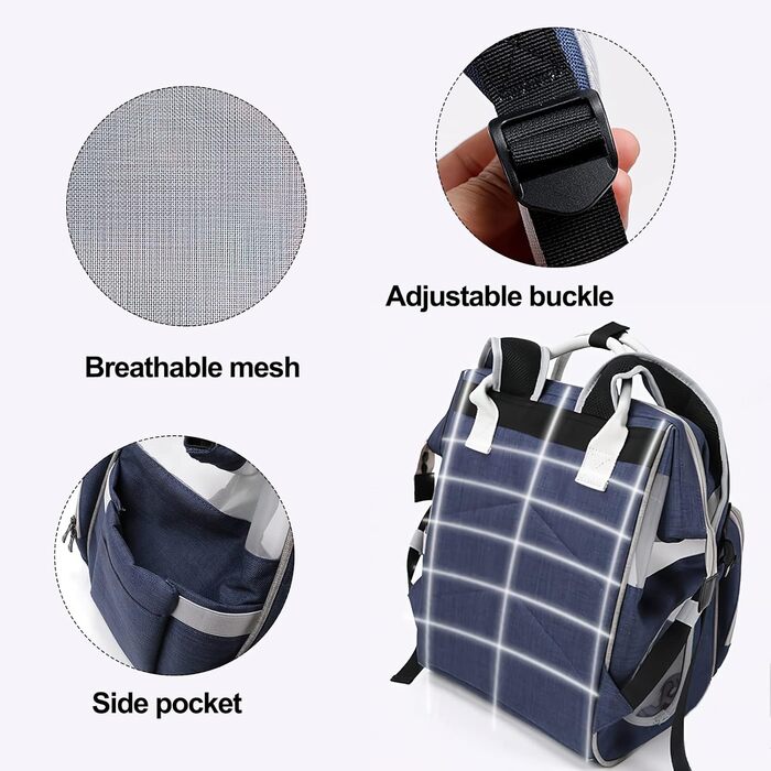 Рюкзак для котів та маленьких собак Galatée, дихаючий, для подорожей, походів, кемпінгу (світло-сірий)