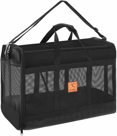 Транспортна сумка для собак та котів 55x40x23 см | Легка переноска для тварин до 15 кг | Підходить для авіаперельотів Eurowings, Lufthansa