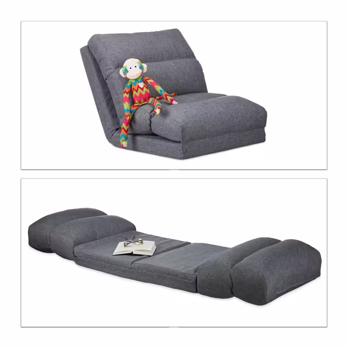 Relaxdays Reclining Chair, Foldable