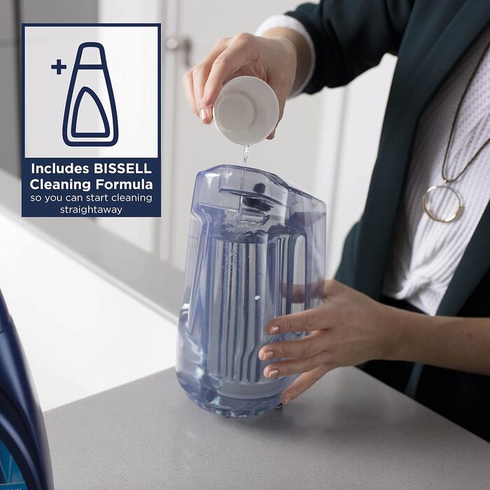 BISSELL SpotClean Pet: Портативний чистий для килимів та меблів | Видаляє плями та забруднення | Технологія HeatWave | 36982, Titan/Lila