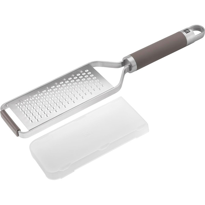 Терка ZWILLING Pro Fein: нержавіюча сталь, 34 см, ергономічна ручка, сірий колір