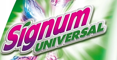 Пральний порошок Signum UNIVERSAL / Білий Clovin, 10 кг, 120 прань, 2в1